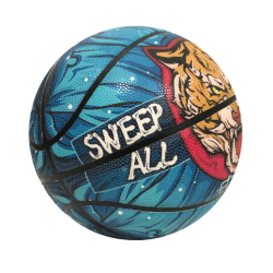 Sport Training Basketball Leather Laminated Ball