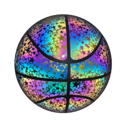 Night Light Basketball Holographic Reflective Wear-Resistant