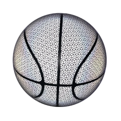 Holographic glowing reflective basketball new style