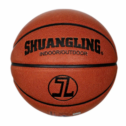 Indoor rubber basketball factory size 5